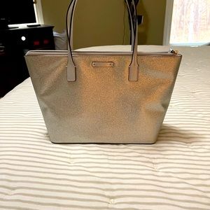Kate Spade Silver Sparkly Purse